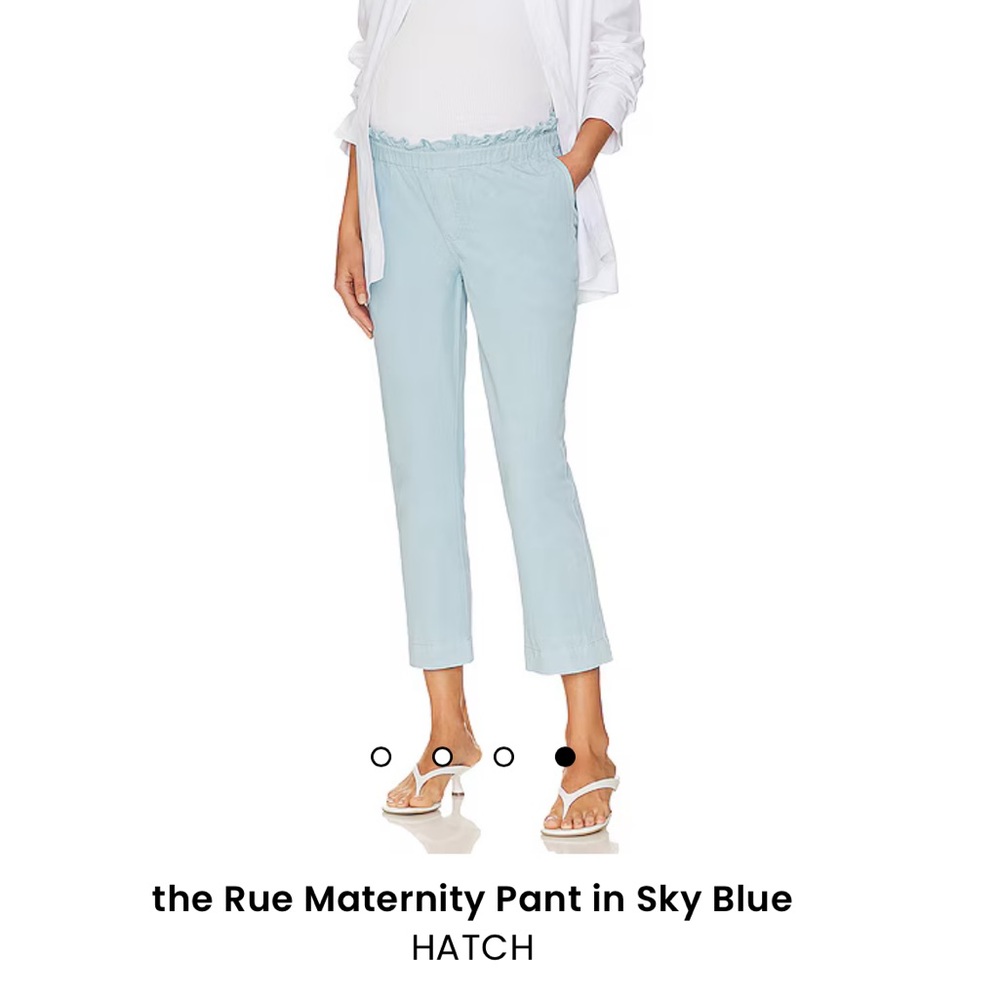 NWOT - Hatch Rue Maternity Pant in Sky Blue - Size 1